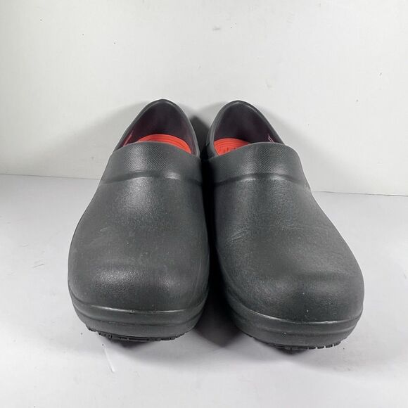 Crocs Neria Pro II Black Slip On Work Clogs Slip Resistant Women's Size 7 - Picture 2 of 8